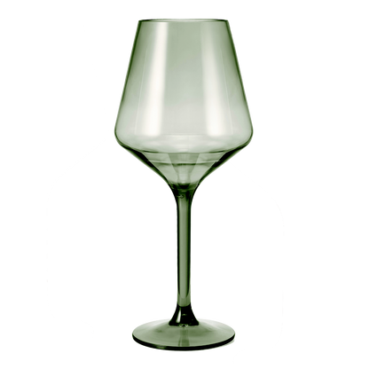 Saint Tropez Acrylic Stemmed Wine Glassware, Set of 2
