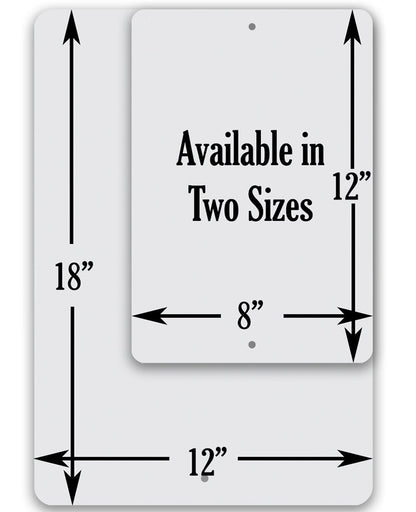 Sewing Because Murder is Wrong - Metal Sign