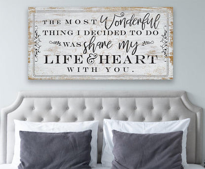 The Most Wonderful Thing - Canvas