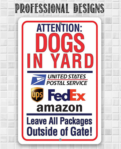 Postal Sign Design - Metal Sign