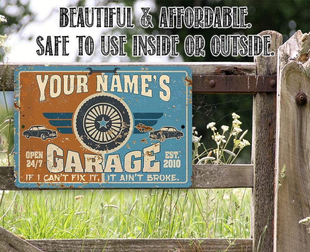 Personalized - Garage - Metal Sign