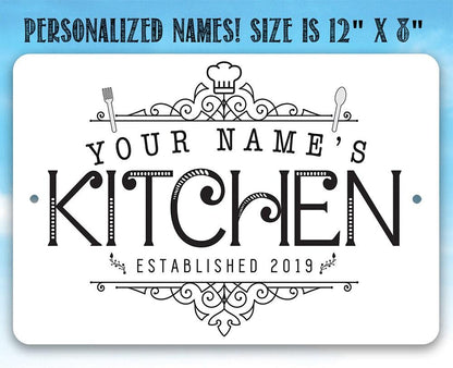 Personalized - Kitchen - Metal Sign