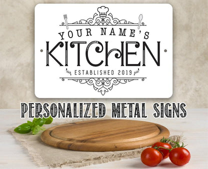Personalized - Kitchen - Metal Sign