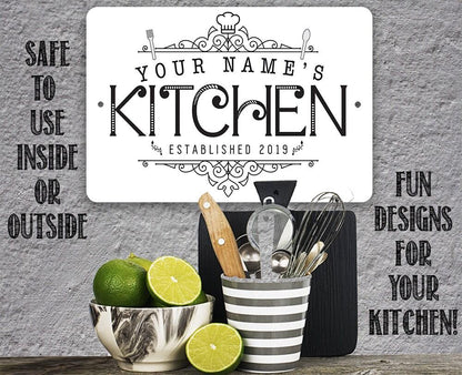 Personalized - Kitchen - Metal Sign