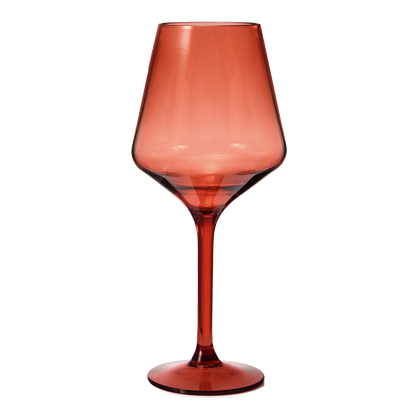 Saint Tropez Acrylic Stemmed Wine Glassware, Set of 2