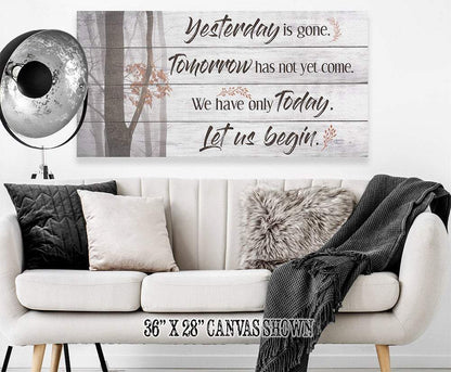 Yesterday Is Gone - Canvas