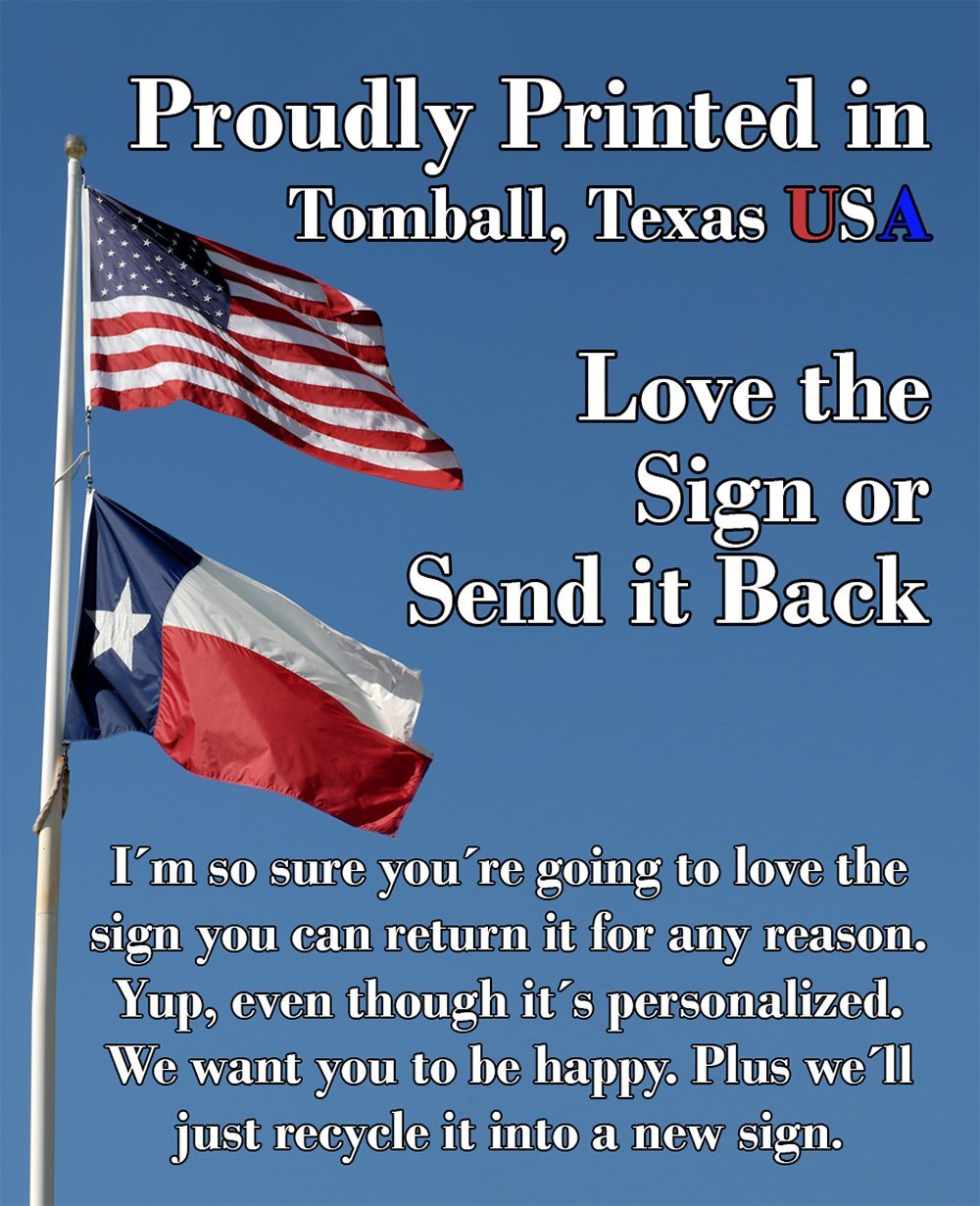 You Want It When - Metal Sign
